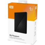 WD 1TB My Passport USB 3.2 Gen 1 External Hard Drive (Black)
