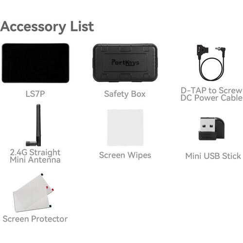 PORTKEYS 7″ HDMI/SDI High-Bright Monitor with Wireless Camera Control