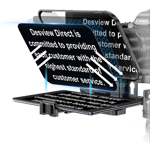 Desview P8 11 Teleprompter for Smartphones and Tablets.