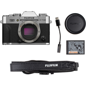 FUJIFILM X-T30 III Mirrorless Camera with 13-33mm f/3.5-6.3 Lens Silver
