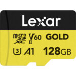 Lexar 128GB Professional GOLD UHS-II microSDXC Memory Card