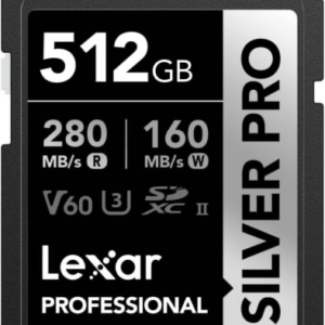 Lexar Professional SILVER PRO 512GB SDXC UHS-II Memory Card
